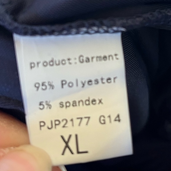 NWOT Royal blue velvet jumpsuit with deep v neckline - Picture 10 of 10